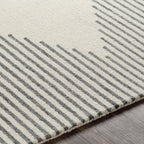 Livabliss Granada Minimalist Diamond Hand Tufted Area Rug