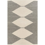 Livabliss Granada Minimalist Diamond Hand Tufted Area Rug
