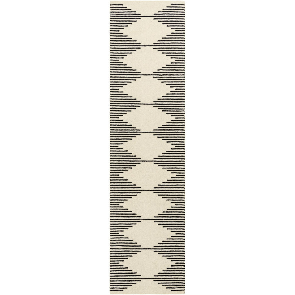 Livabliss Granada Minimalist Diamond Hand Tufted Area Rug