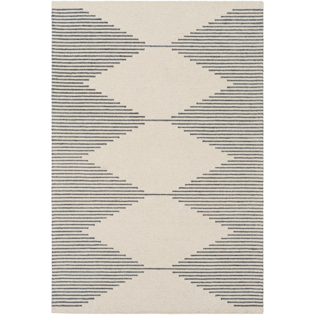Livabliss Granada Minimalist Diamond Hand Tufted Area Rug