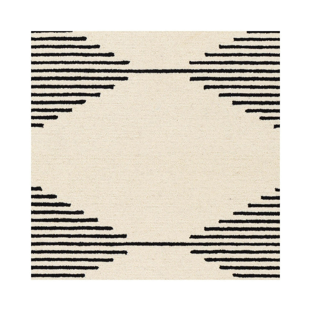 Livabliss Granada Minimalist Diamond Hand Tufted Area Rug