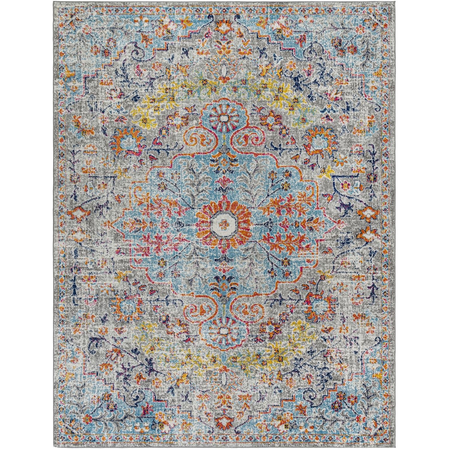 Livabliss Harput Updated Traditional Medallion Area Rug