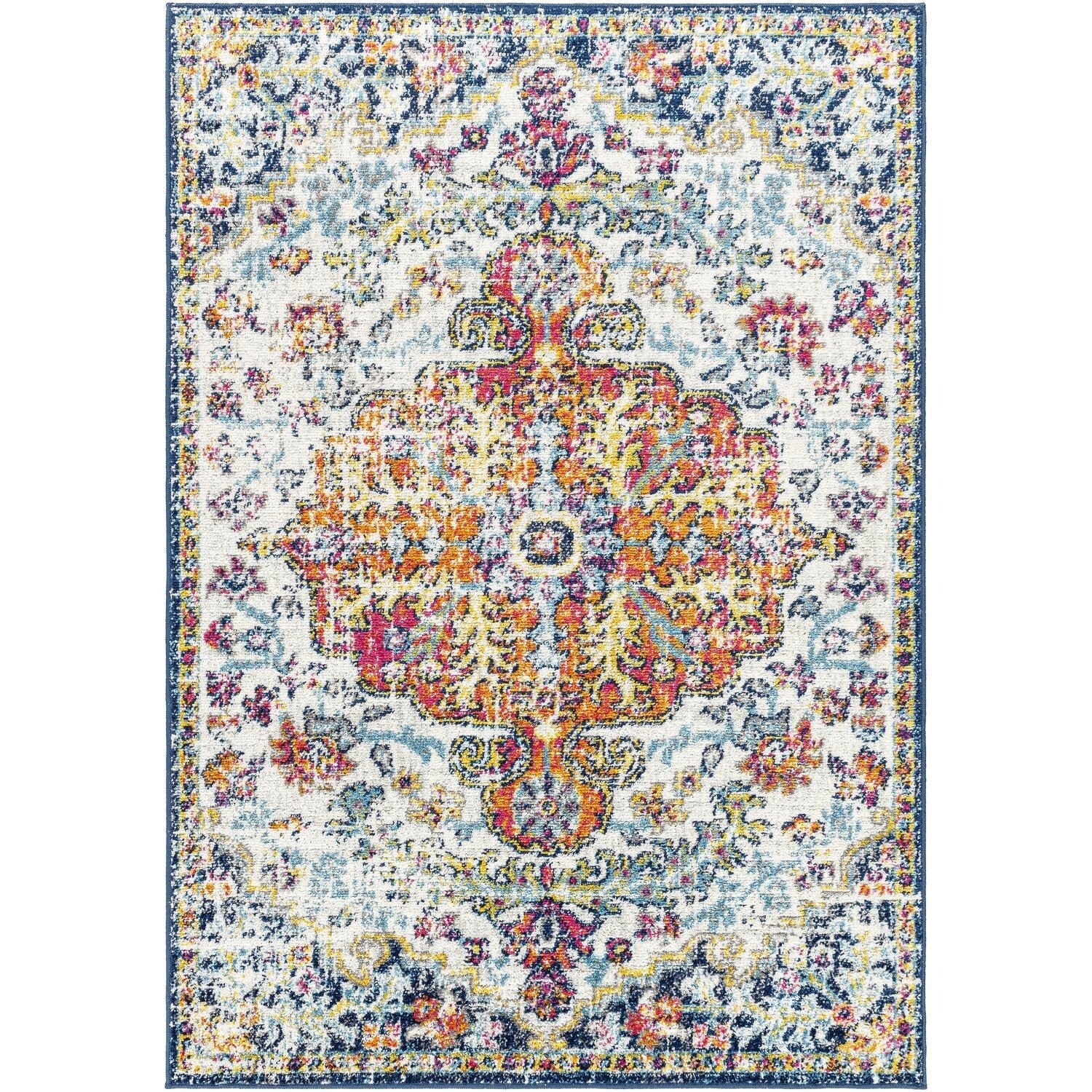 Livabliss Harput Updated Traditional Medallion Area Rug