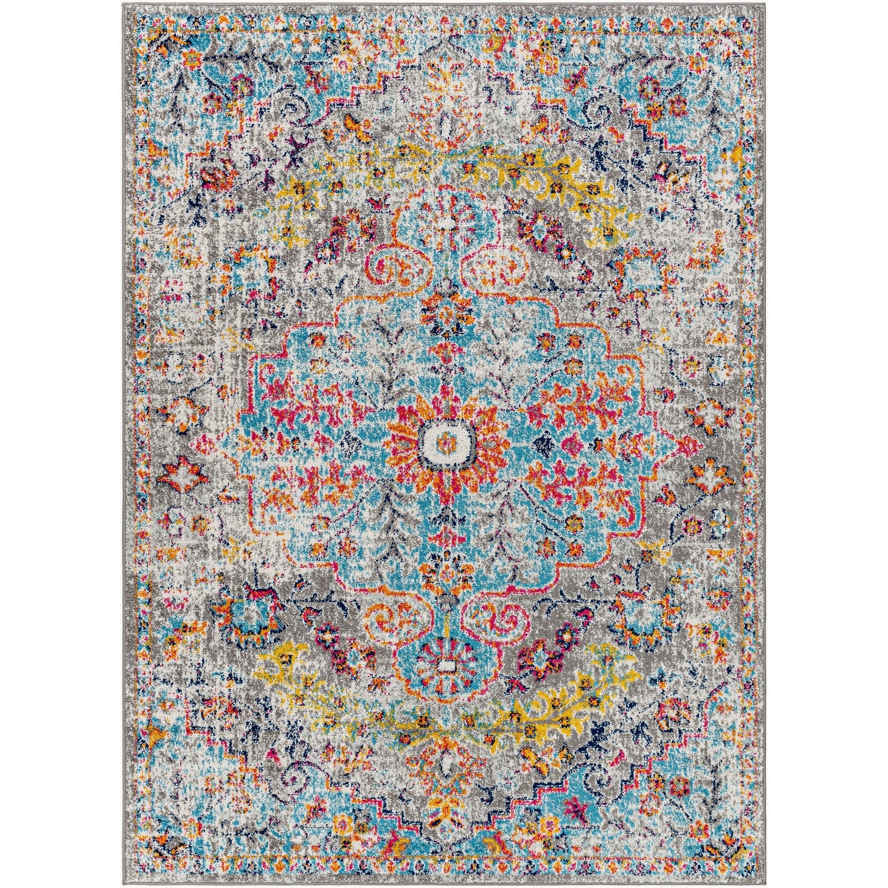 Livabliss Harput Updated Traditional Medallion Area Rug