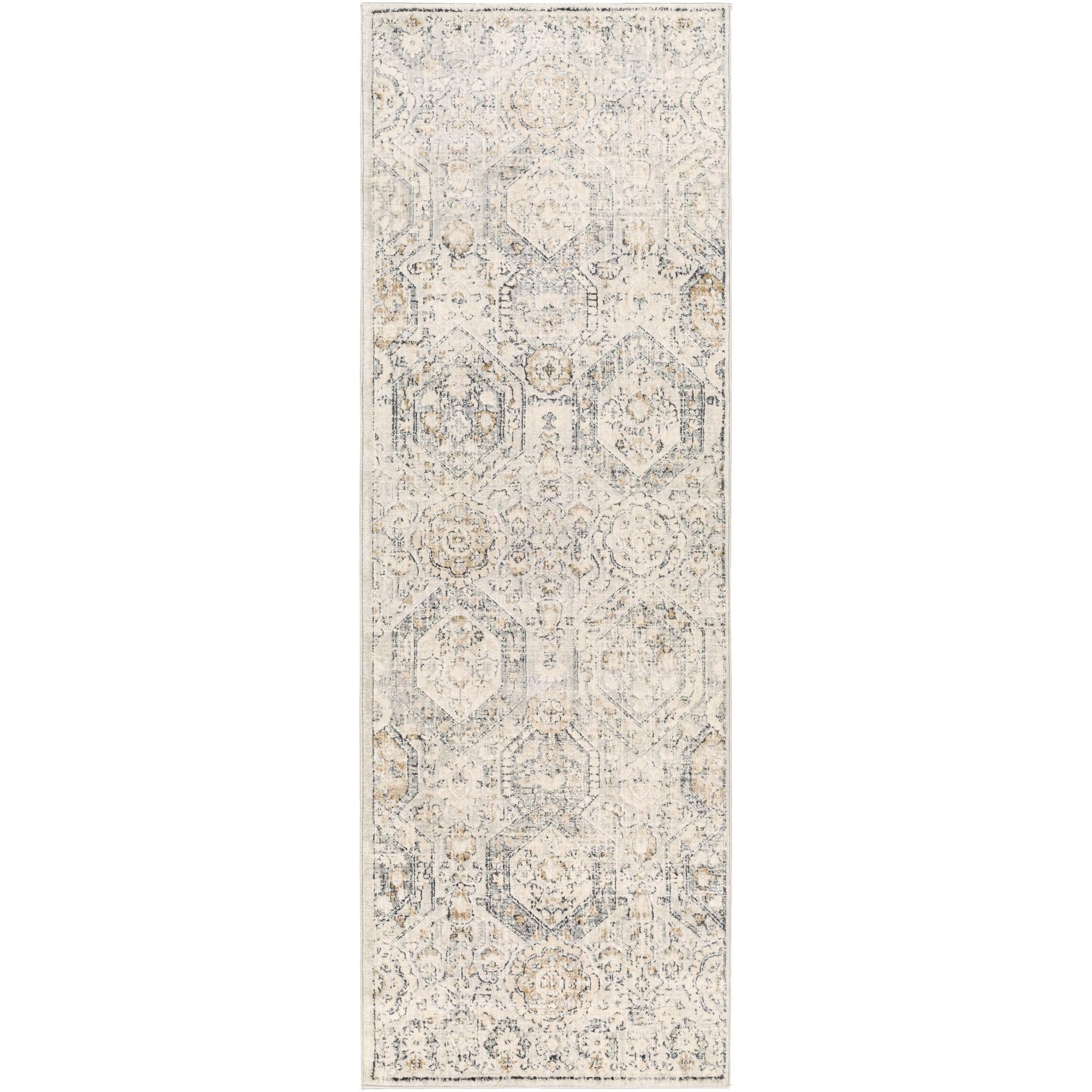 Livabliss Indigo Arts & Crafts Medallion Area Rug
