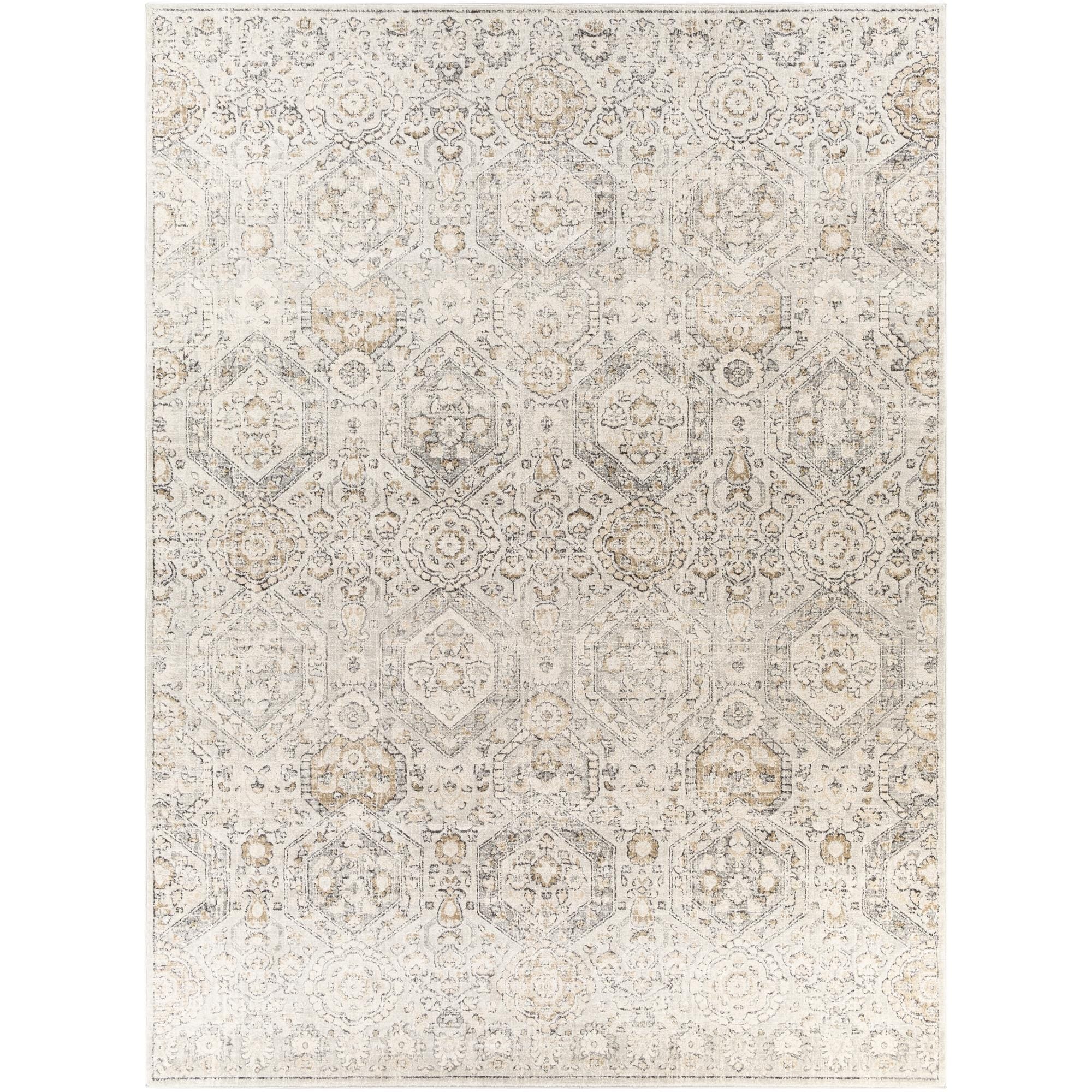 Livabliss Indigo Arts & Crafts Medallion Area Rug