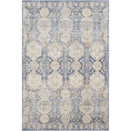 Livabliss Indigo Arts & Crafts Medallion Area Rug