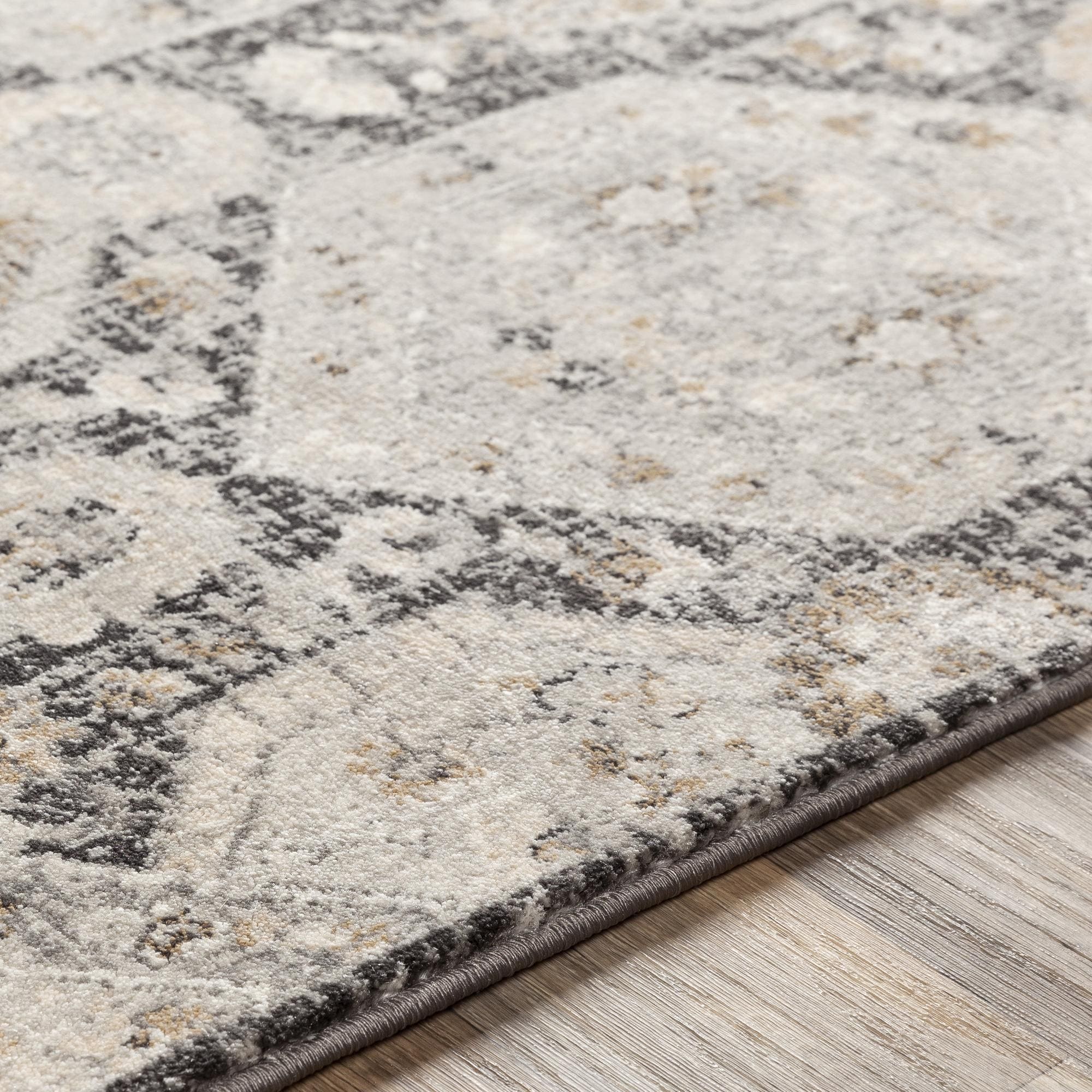 Livabliss Indigo Arts & Crafts Medallion Area Rug