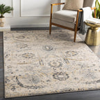 Livabliss Indigo Updated Traditional Medallion Area Rug