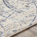 Livabliss Indigo Updated Traditional Medallion Area Rug