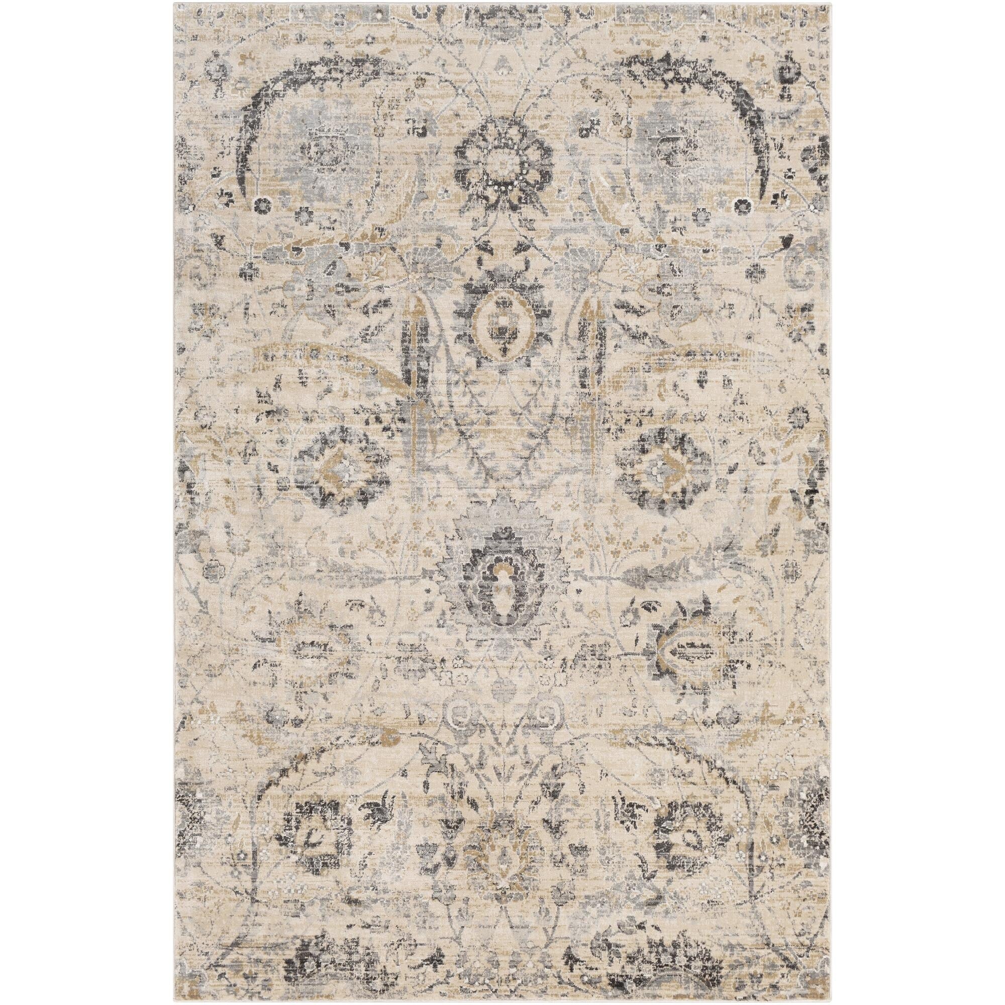 Livabliss Indigo Updated Traditional Medallion Area Rug