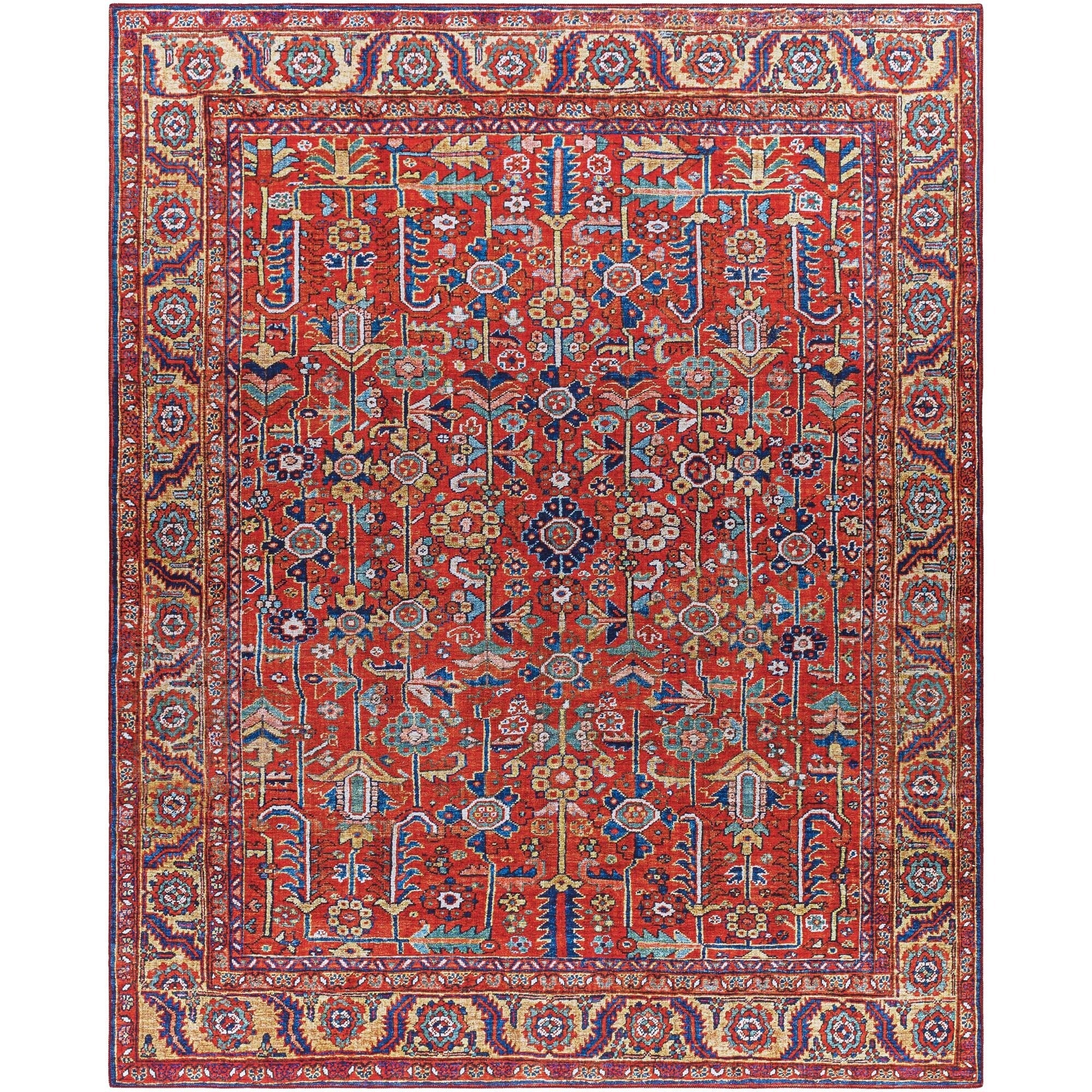 Livabliss Iris Updated Traditional Floral & Botanical Area Rug