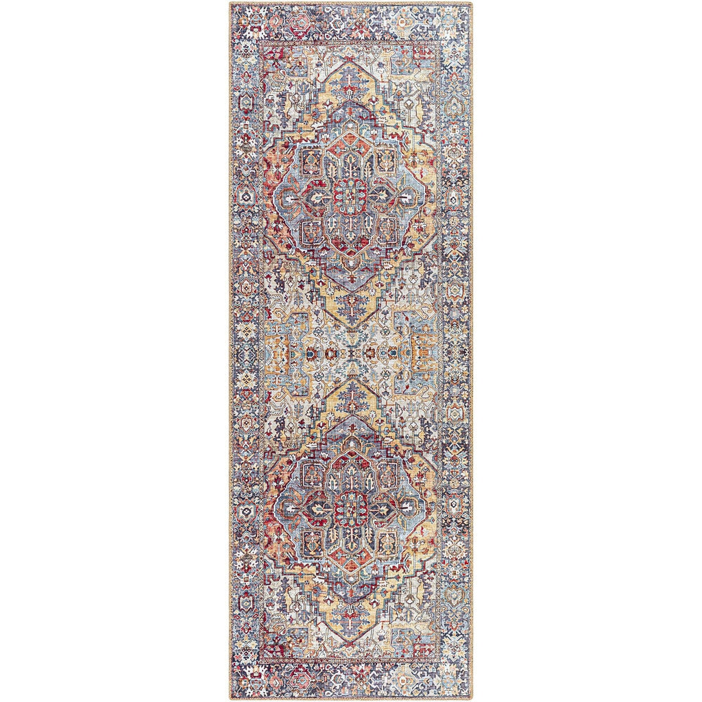 Livabliss Iris Updated Traditional Medallion Area Rug