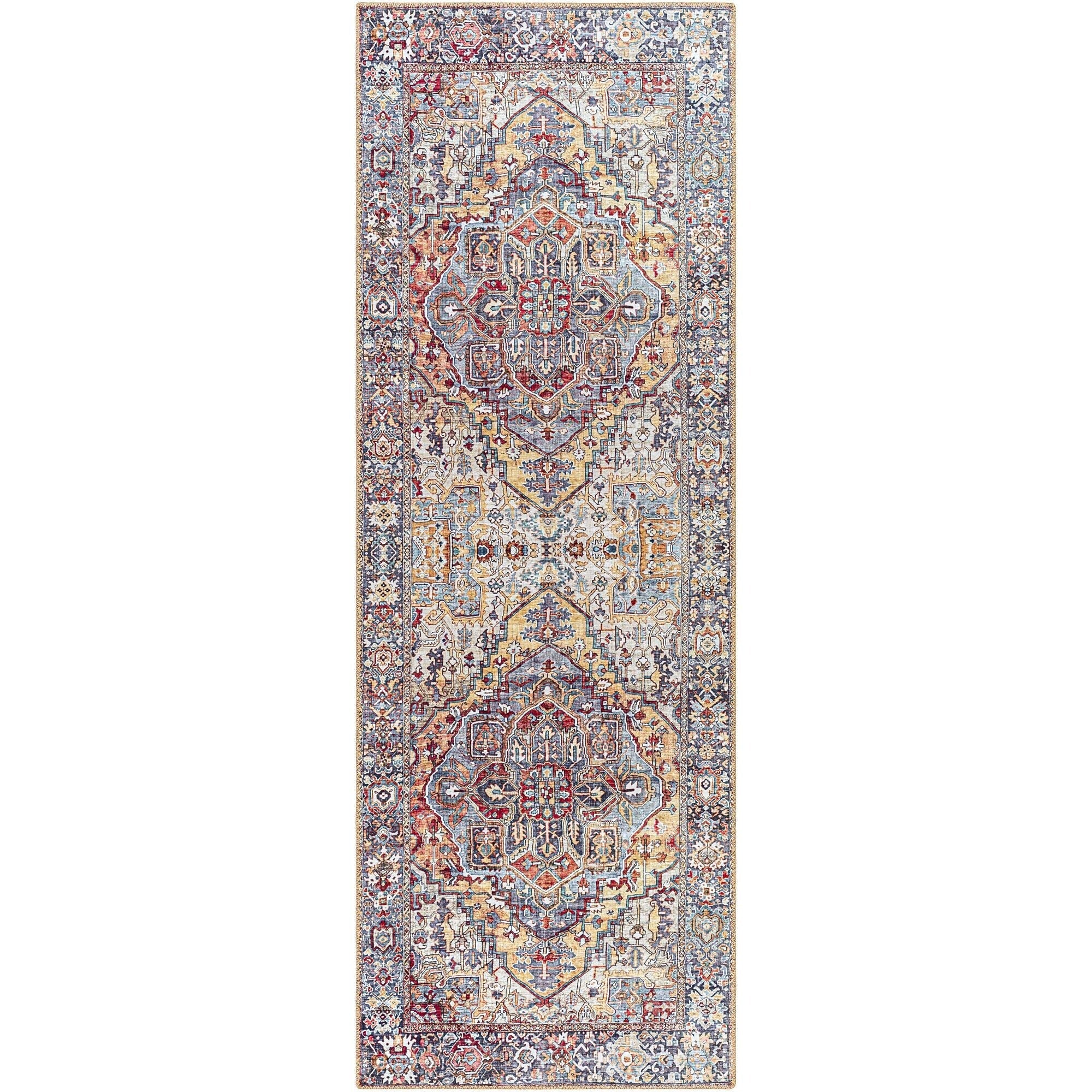 Livabliss Iris Updated Traditional Medallion Area Rug