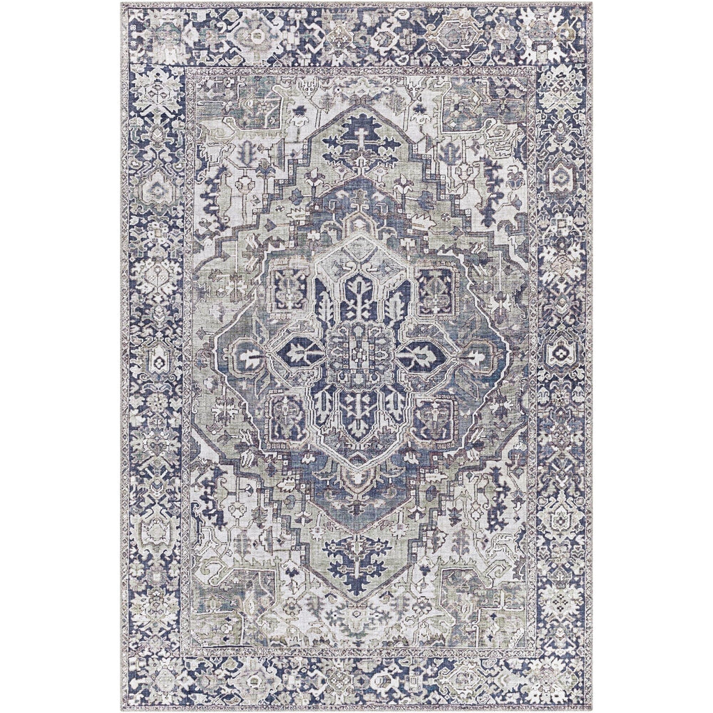 Livabliss Iris Updated Traditional Medallion Area Rug