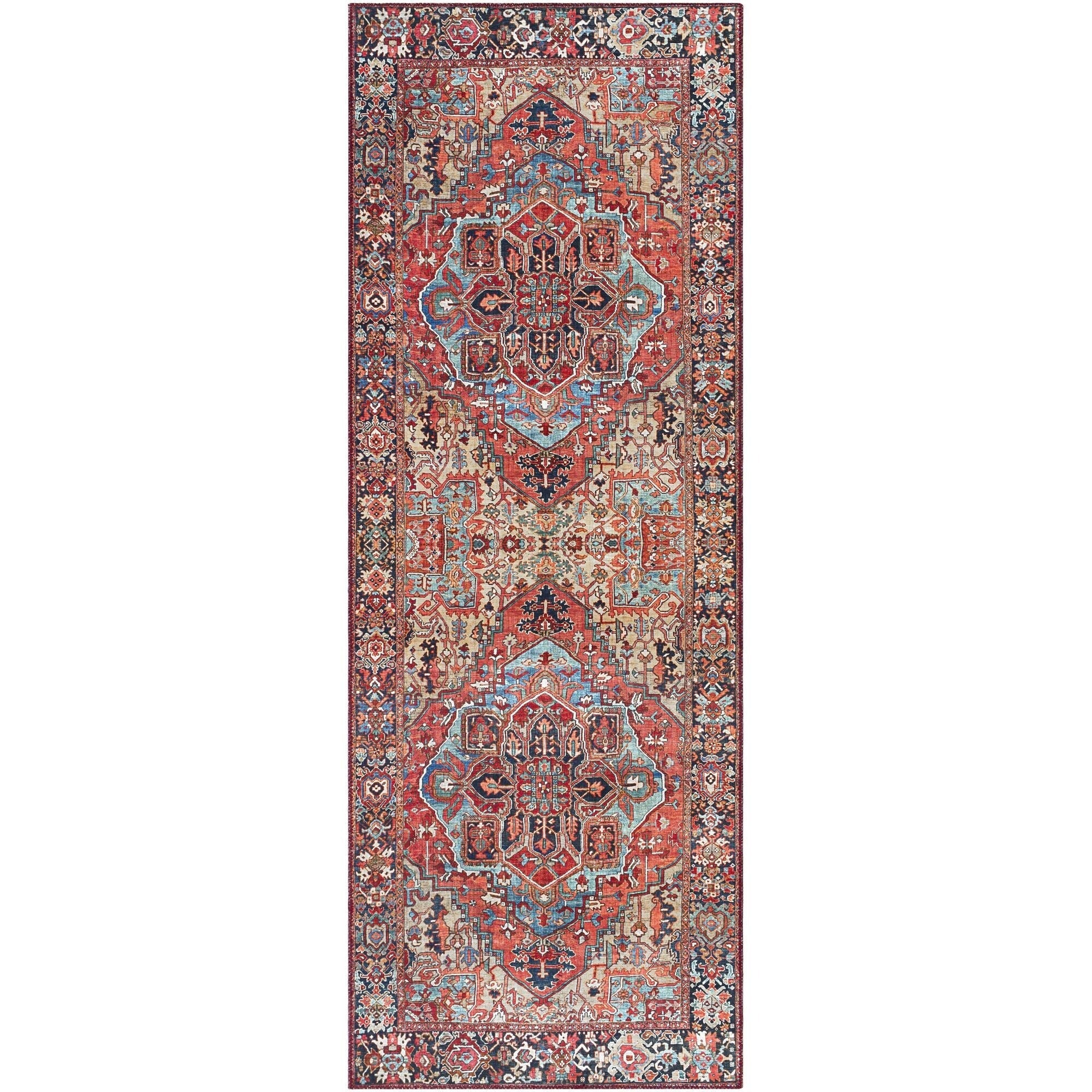 Livabliss Iris Updated Traditional Medallion Area Rug