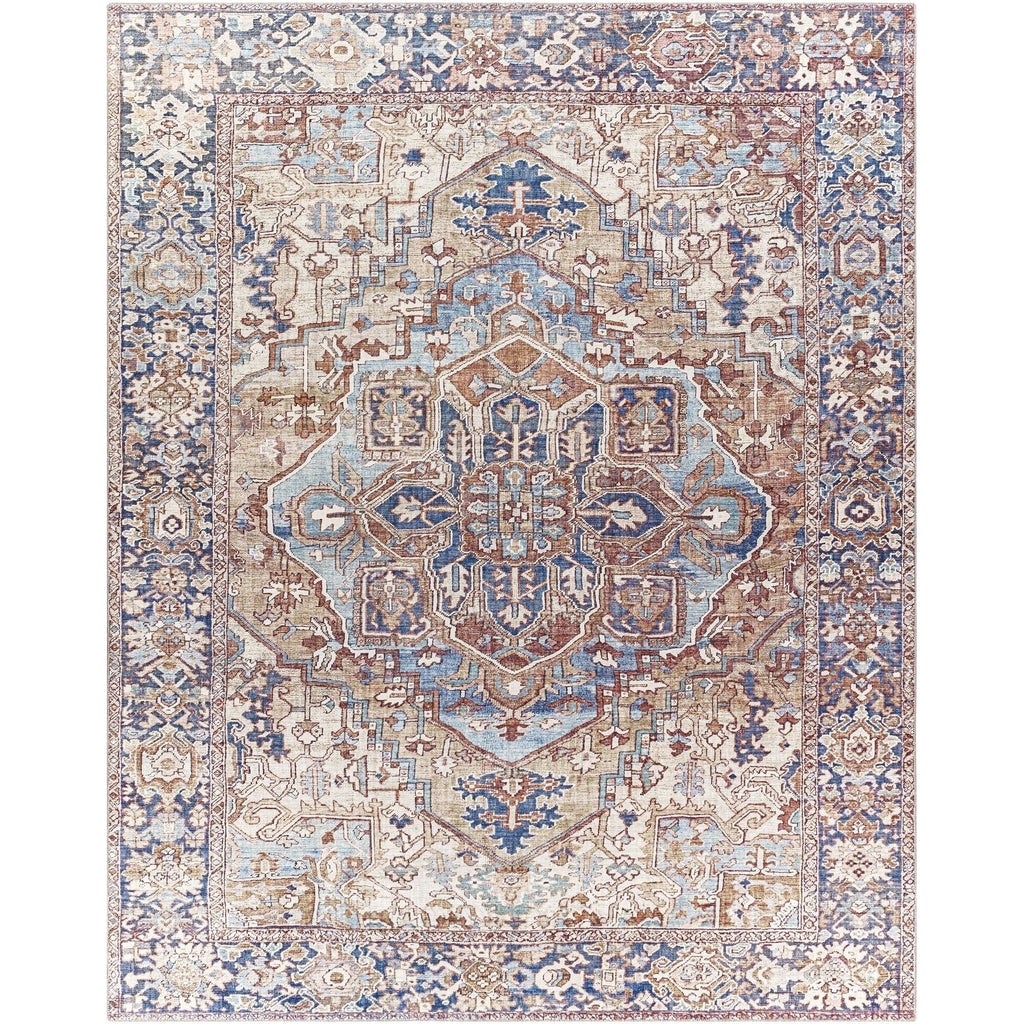Livabliss Iris Updated Traditional Medallion Area Rug