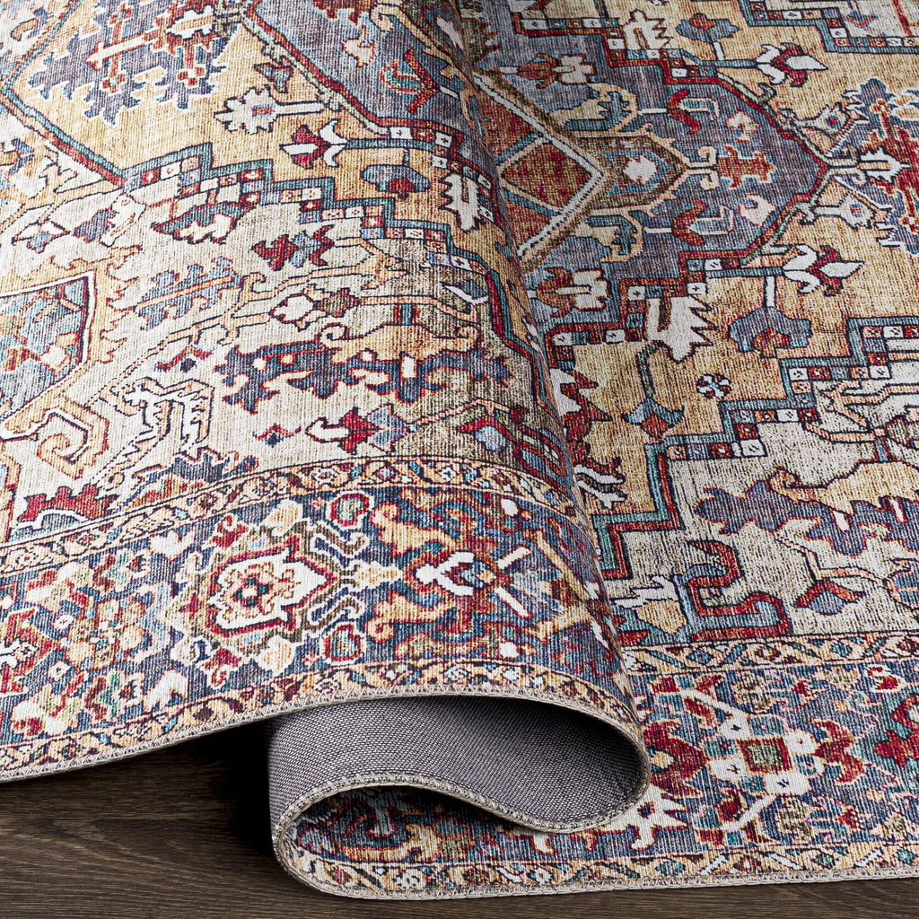 Livabliss Iris Updated Traditional Medallion Area Rug