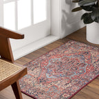 Livabliss Iris Updated Traditional Medallion Area Rug