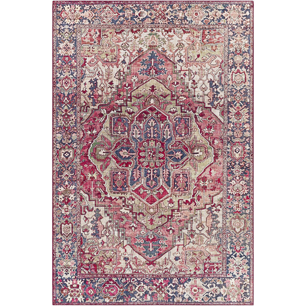 Livabliss Iris Updated Traditional Medallion Area Rug