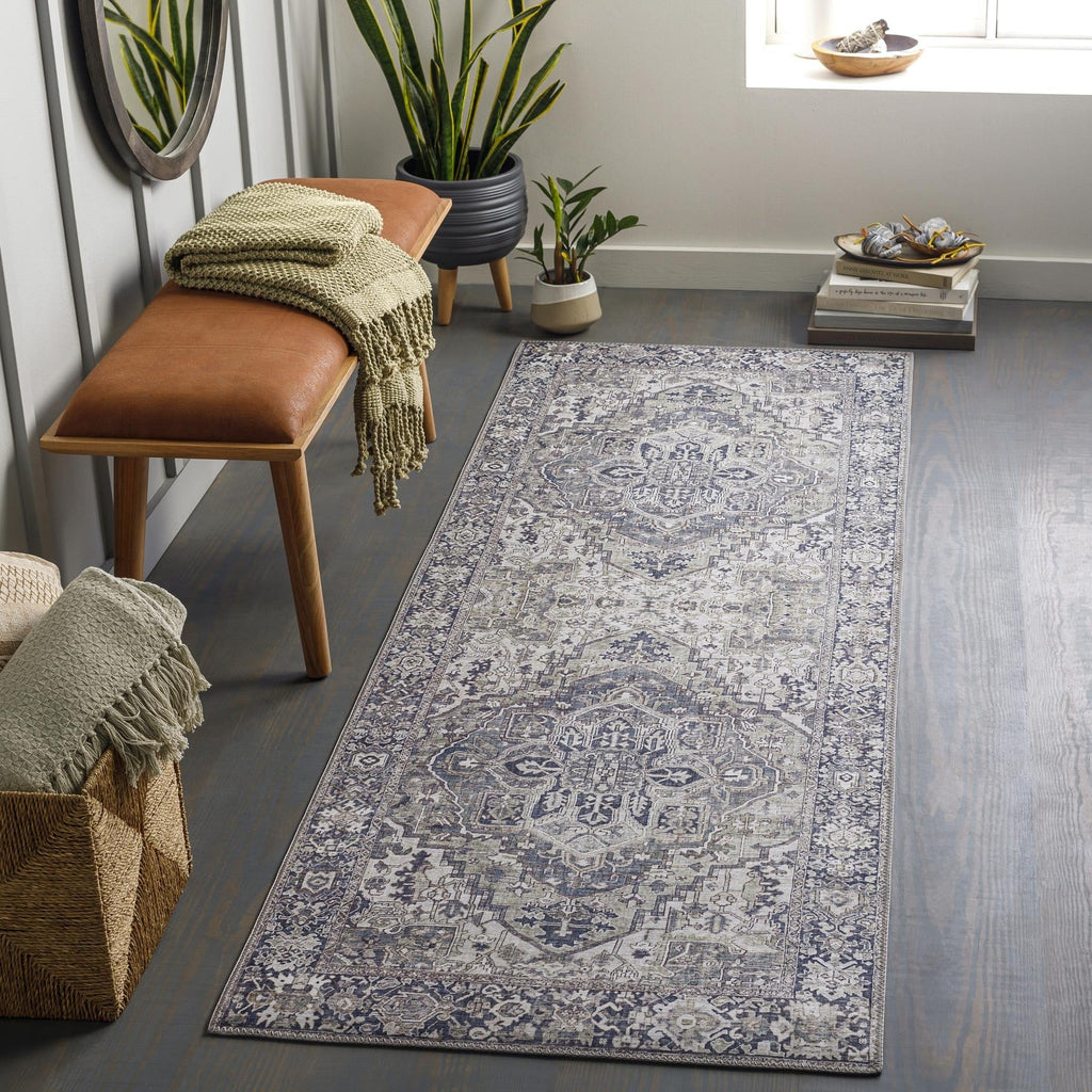 Livabliss Iris Updated Traditional Medallion Area Rug