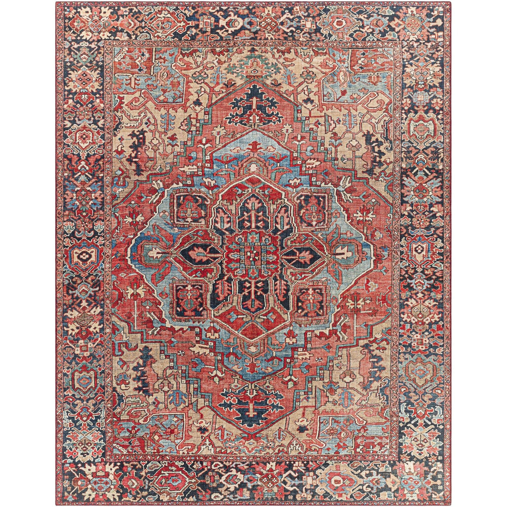 Livabliss Iris Updated Traditional Medallion Area Rug
