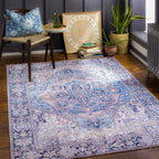 Livabliss Iris Updated Traditional Medallion Area Rug