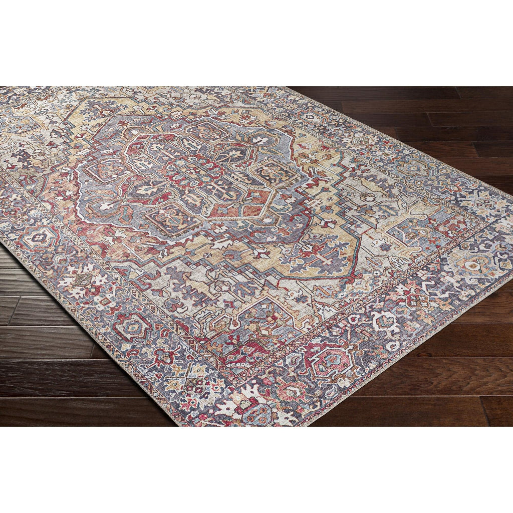 Livabliss Iris Updated Traditional Medallion Area Rug