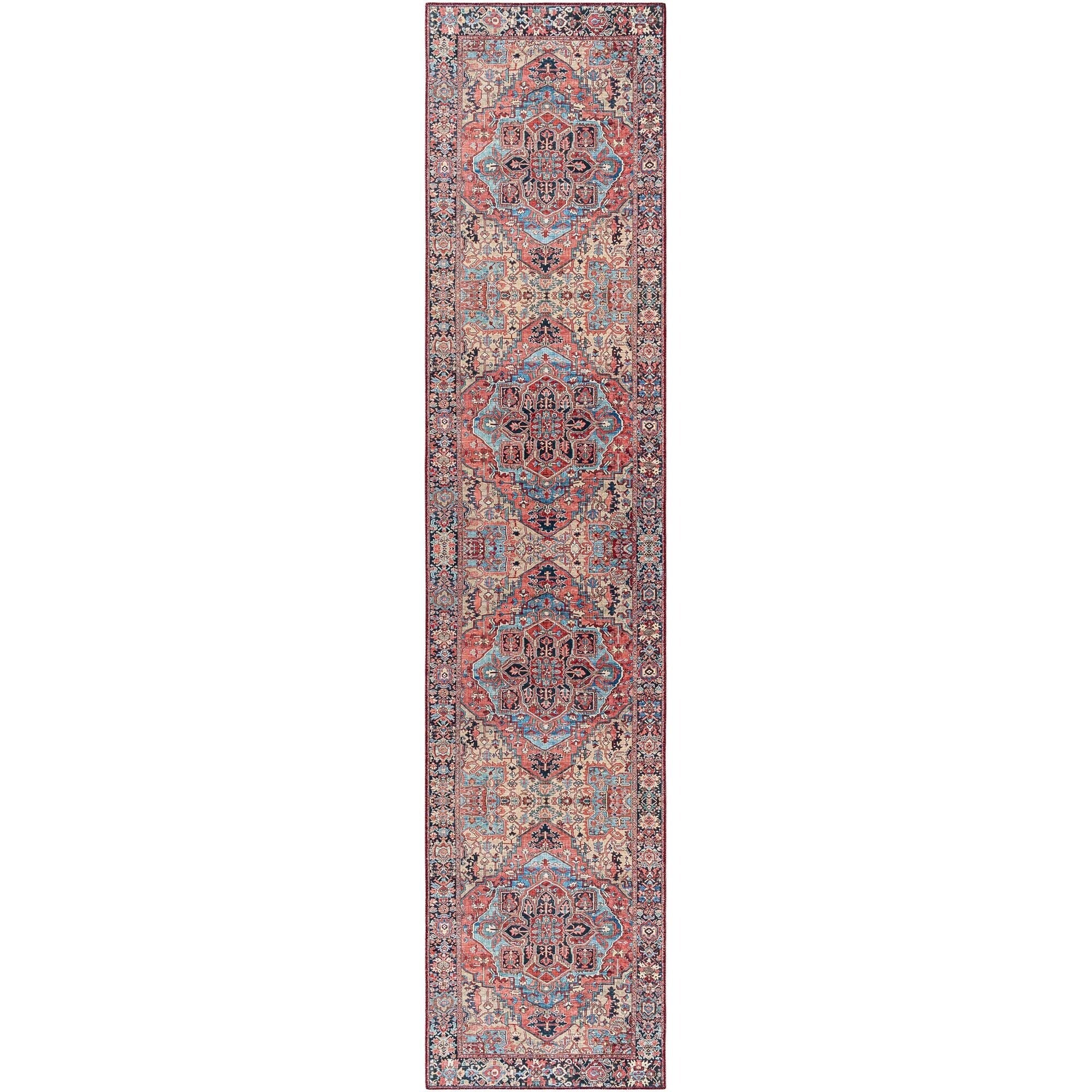 Livabliss Iris Updated Traditional Medallion Area Rug