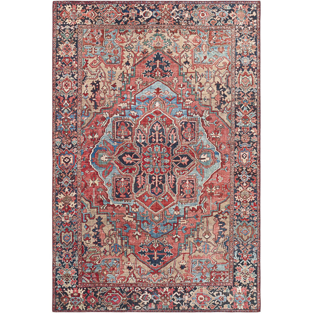 Livabliss Iris Updated Traditional Medallion Area Rug