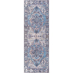 Livabliss Iris Updated Traditional Medallion Area Rug