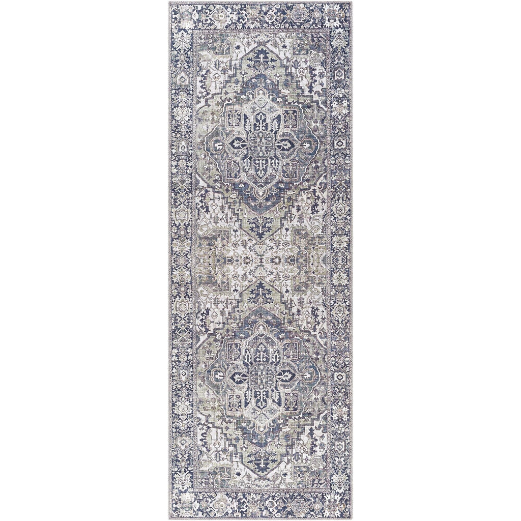 Livabliss Iris Updated Traditional Medallion Area Rug
