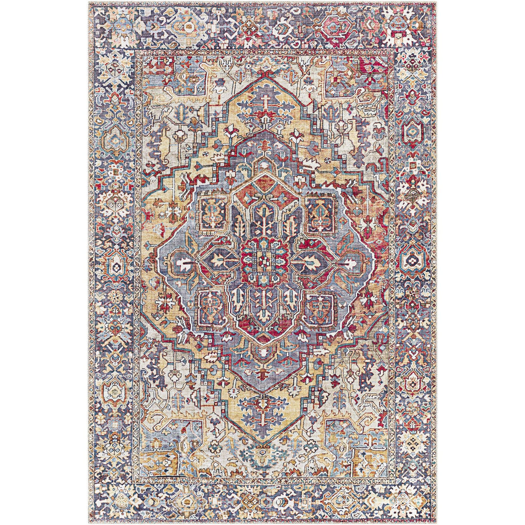 Livabliss Iris Updated Traditional Medallion Area Rug
