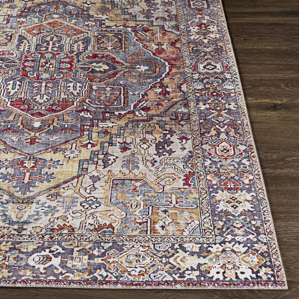 Livabliss Iris Updated Traditional Medallion Area Rug