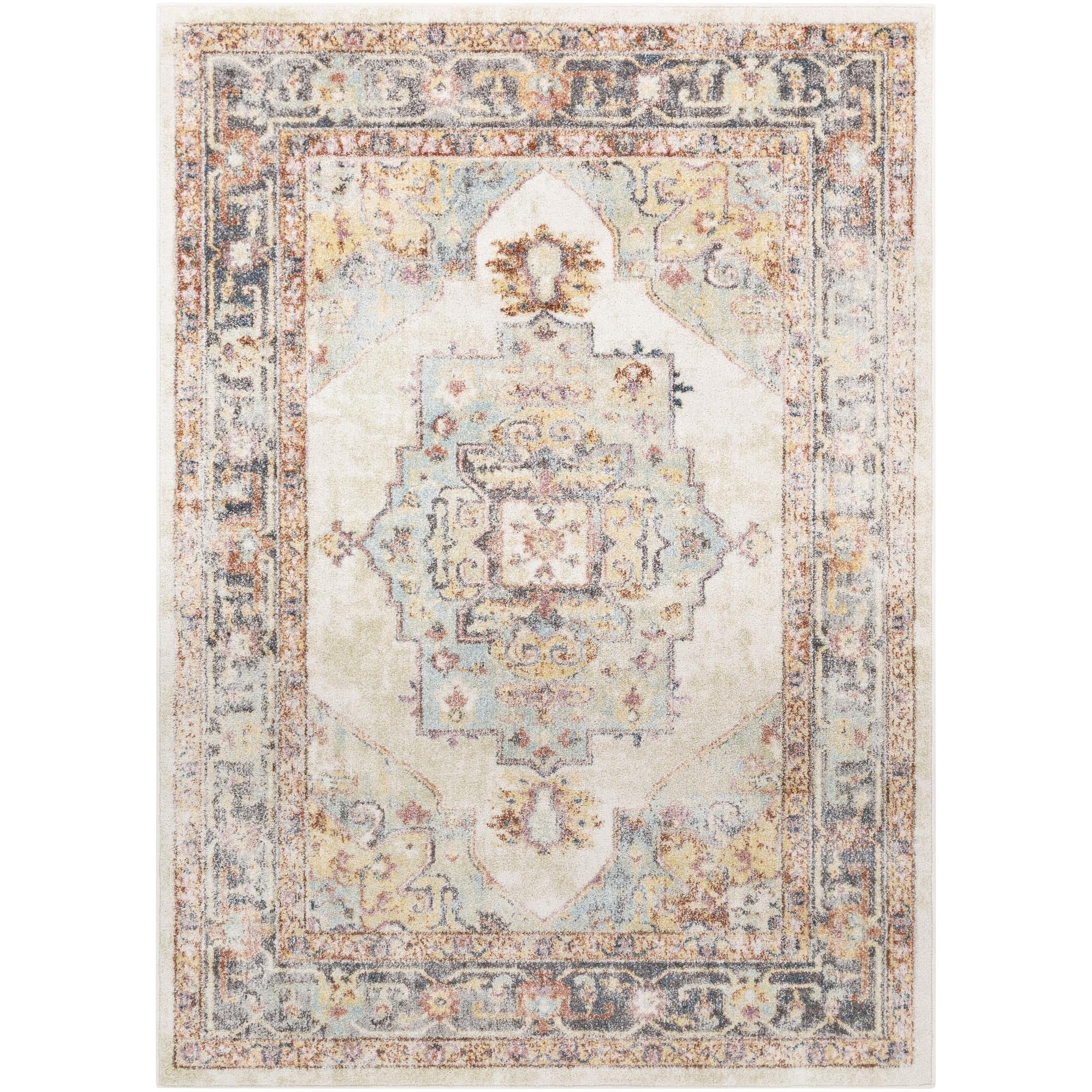 Livabliss New Mexico Updated Traditional Medallion Area Rug