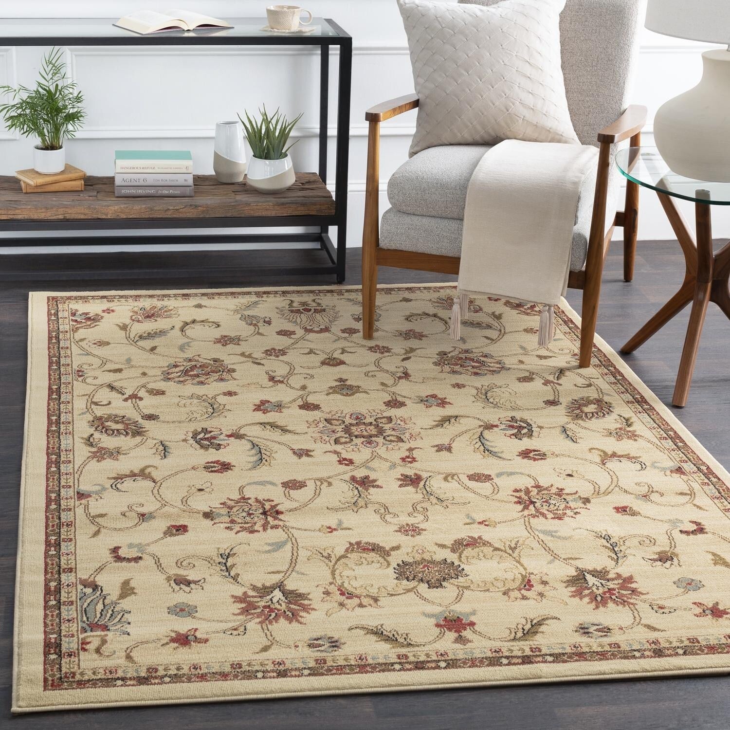 Livabliss Riley Updated Traditional Oriental Area Rug