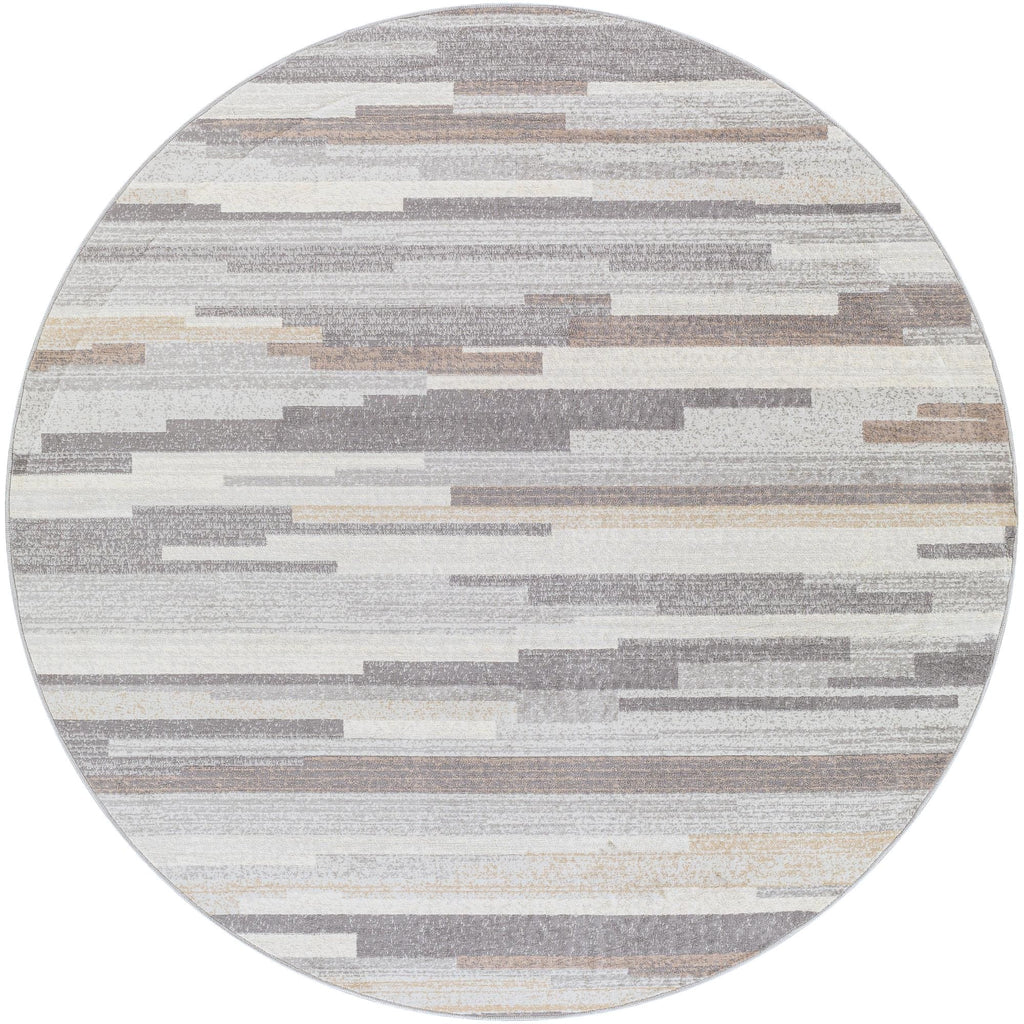 Livabliss Roma Minimalist Medallion Area Rug
