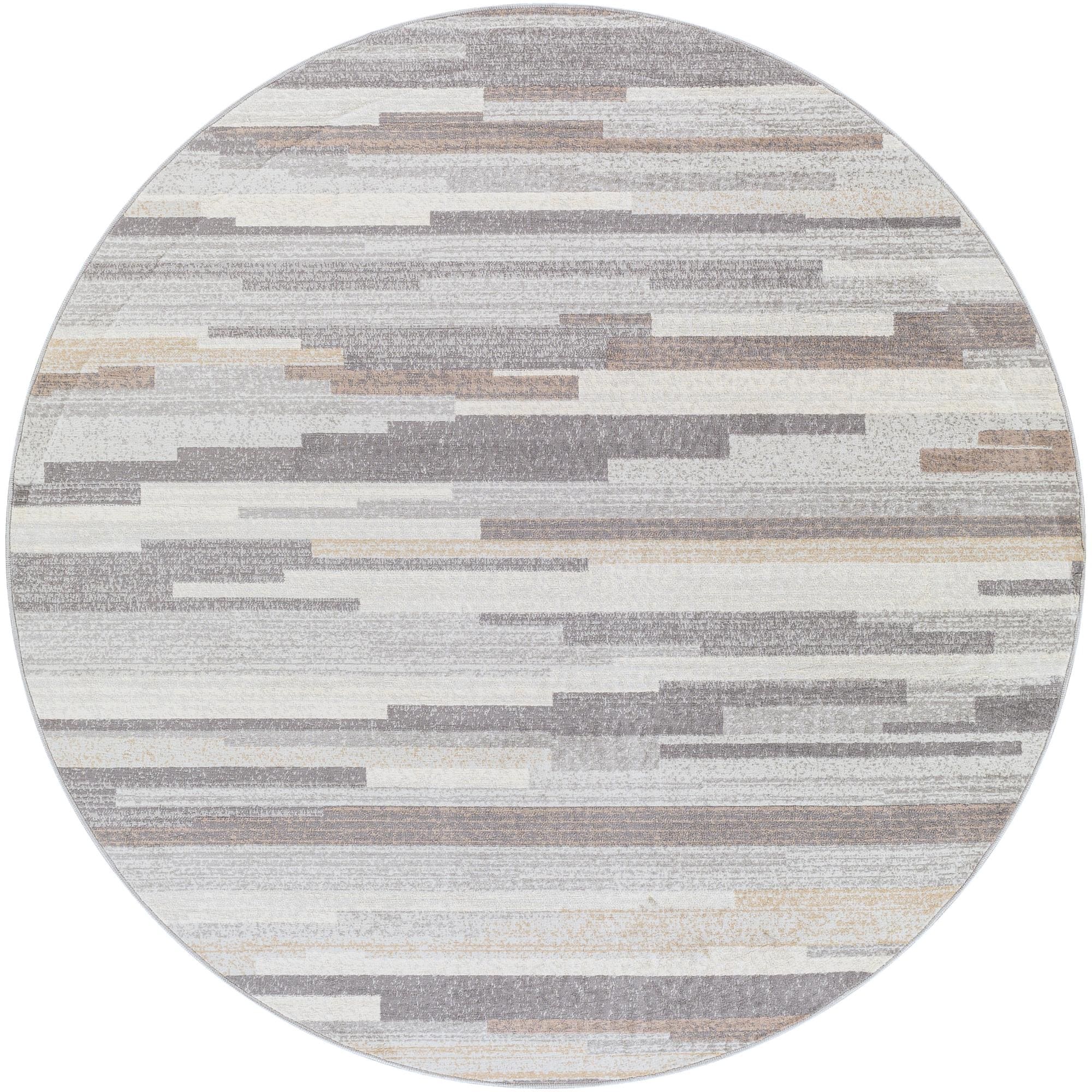 Livabliss Roma Minimalist Medallion Area Rug