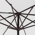 Lopes 9-foot Patio Umbrella with Bronze Finish Base Weight Stand Included