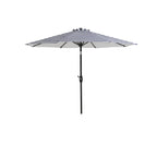 Lopes 9-foot Patio Umbrella with Bronze Finish Base Weight Stand Included