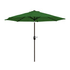 Lopes 9-foot Patio Umbrella with Bronze Finish Base Weight Stand Included