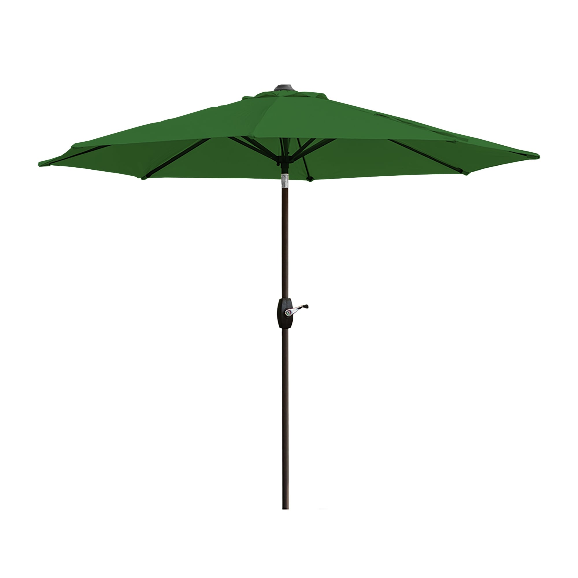 Lopes 9-foot Patio Umbrella with Bronze Finish Base Weight Stand Included