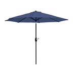 Lopes 9-foot Patio Umbrella with Bronze Finish Base Weight Stand Included