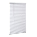 1 Cordless Vinyl Mini Blind - White
