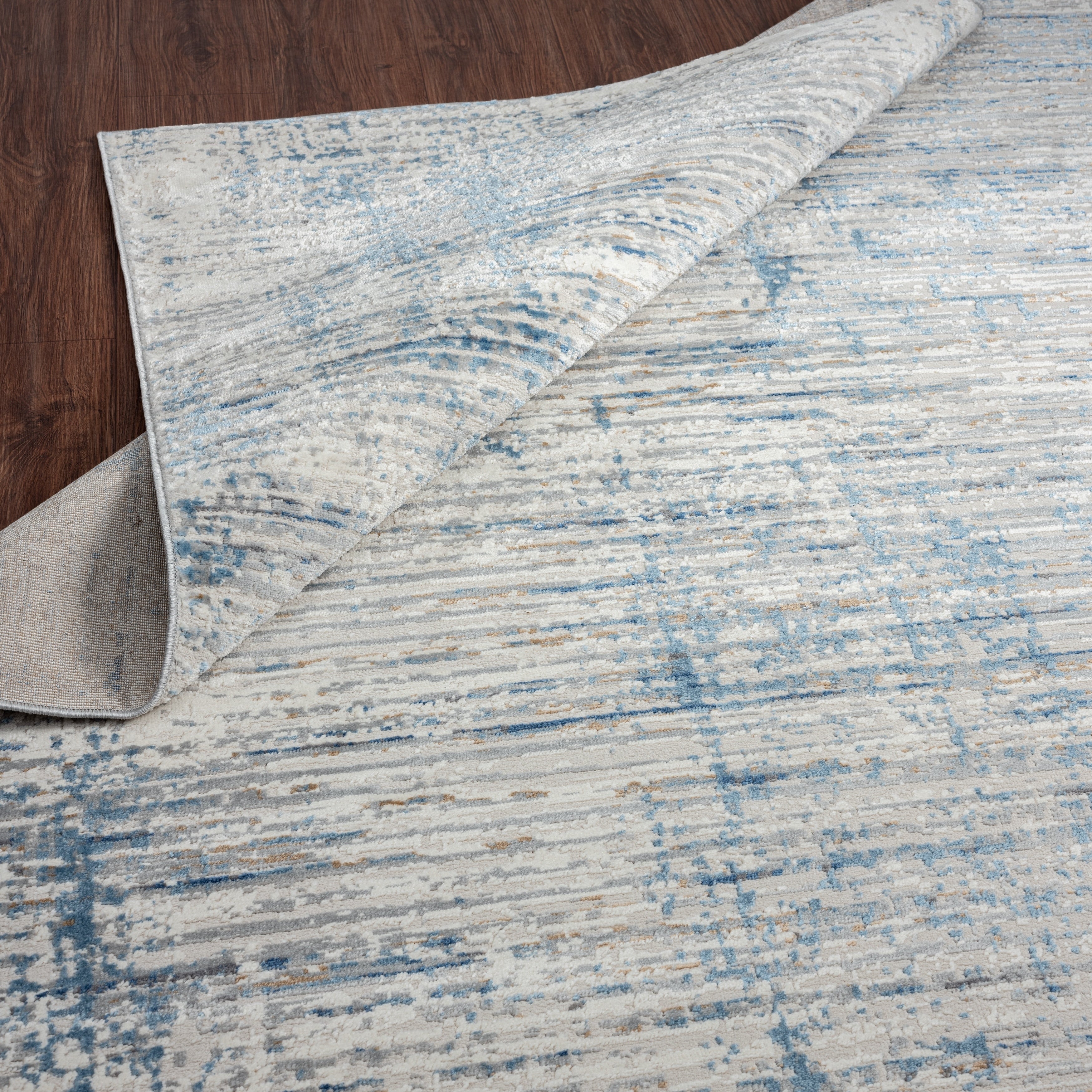 Lumina High-Low Pile Modern and Contemporary Abstract Strie Area Rug