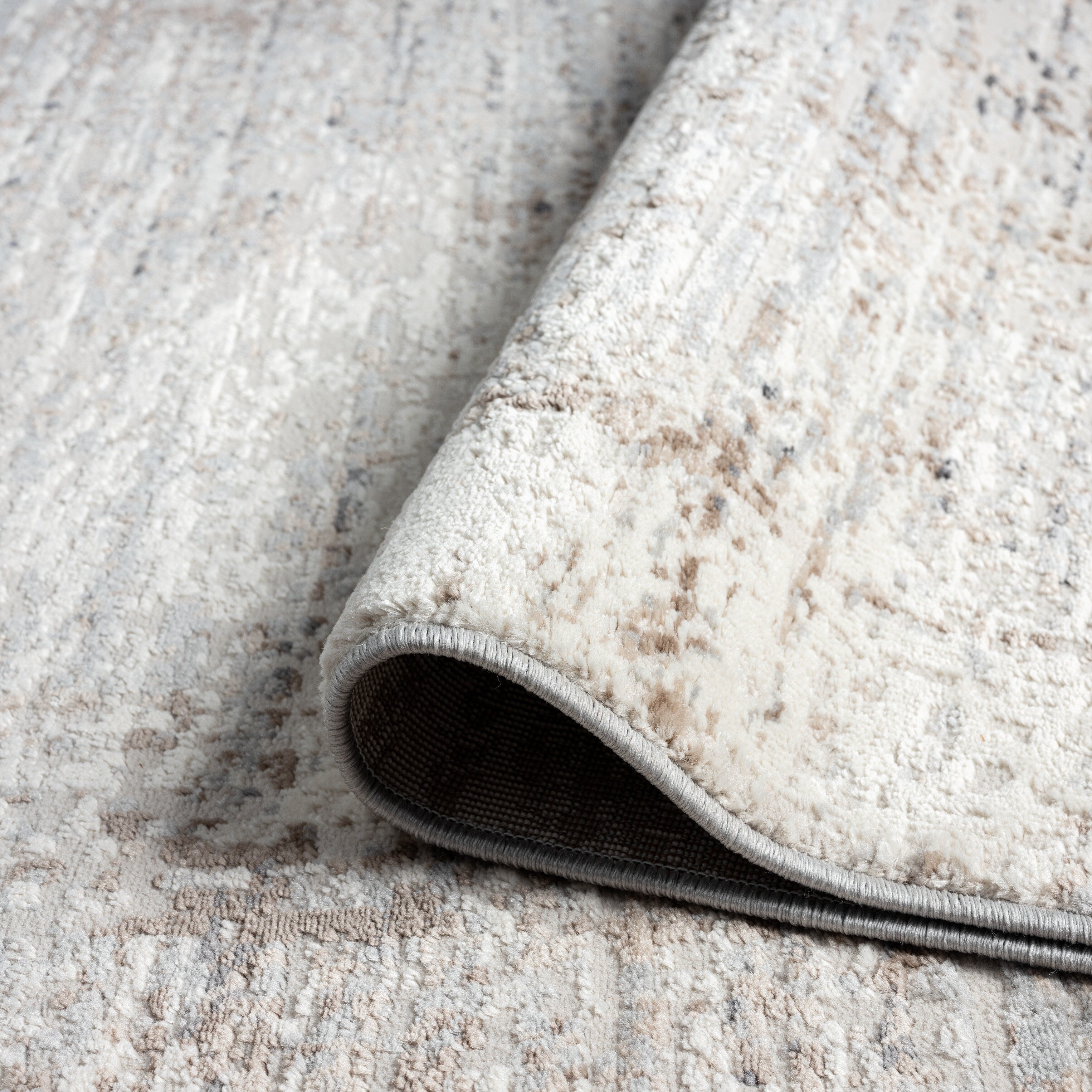 Lumina High-Low Pile Modern and Contemporary Abstract Strie Area Rug