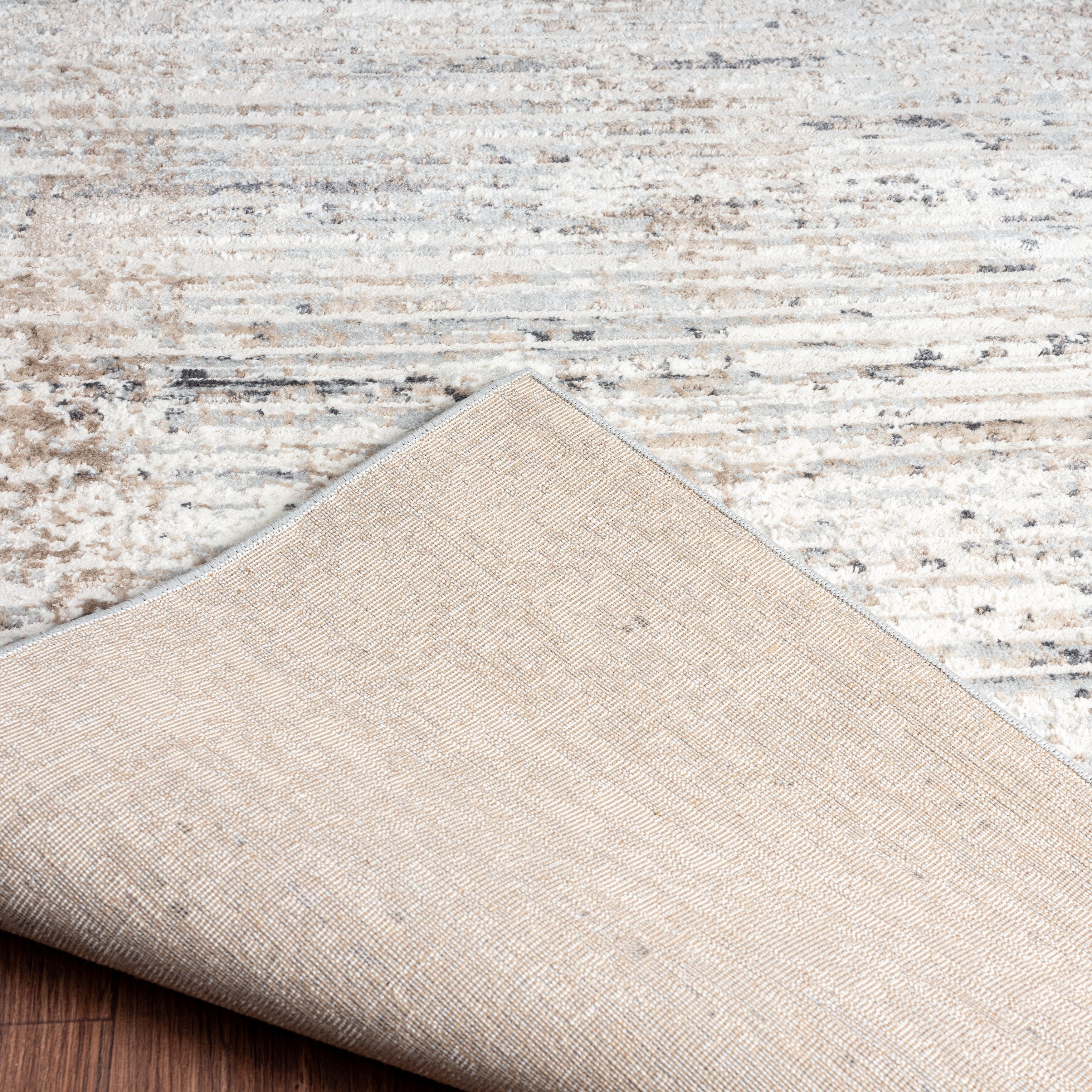 Lumina High-Low Pile Modern and Contemporary Abstract Strie Area Rug