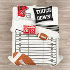 Lush Decor American Football Reversible Oversized Kids Quilt