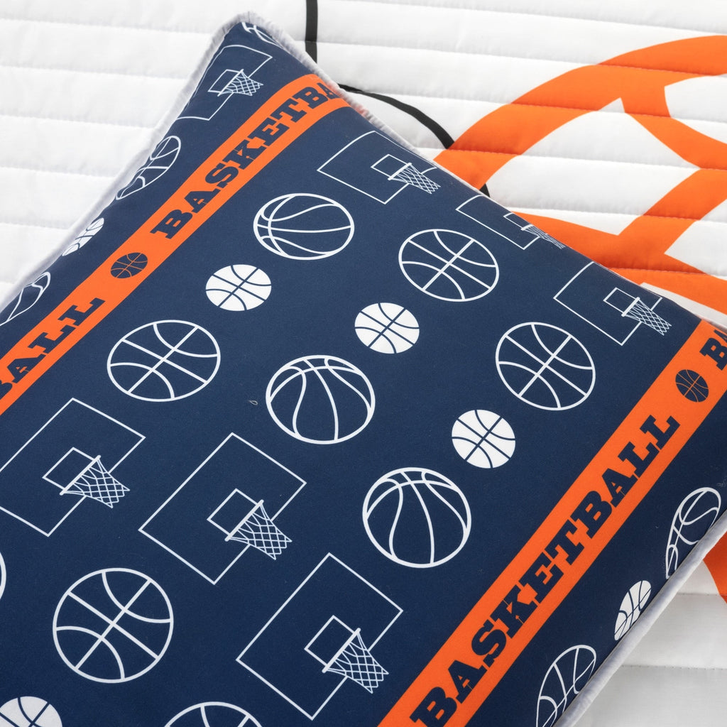 Lush Decor Basketball Game Quilt Set