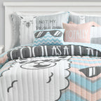 Lush Decor Cool as Llama Reversible Quilt Set